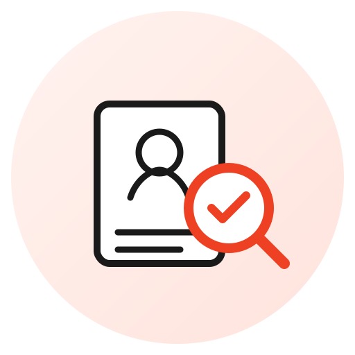 Employment Background Verification Icon